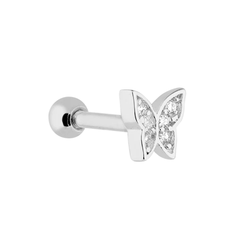 Butterfly Ohr Piercing