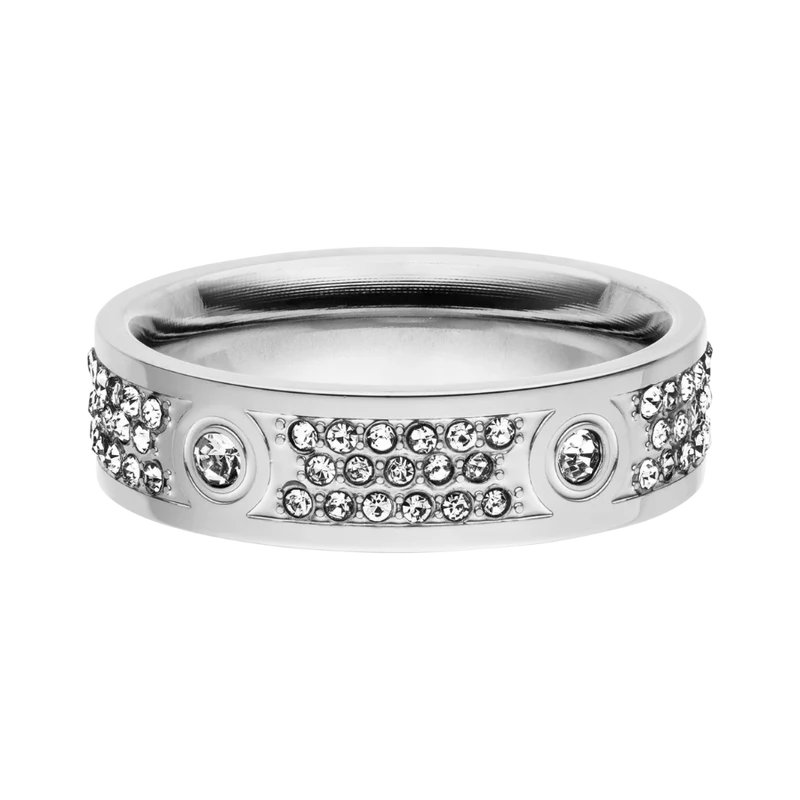 Timeless Pave Ring 14K Vergoldet