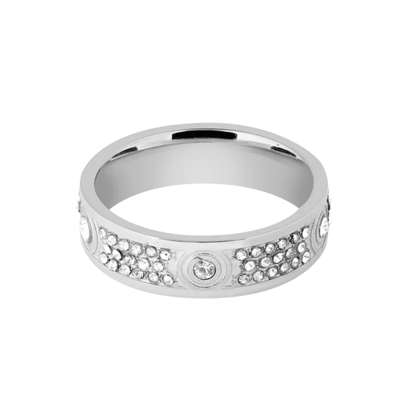 Timeless Pave Ring 14K Vergoldet