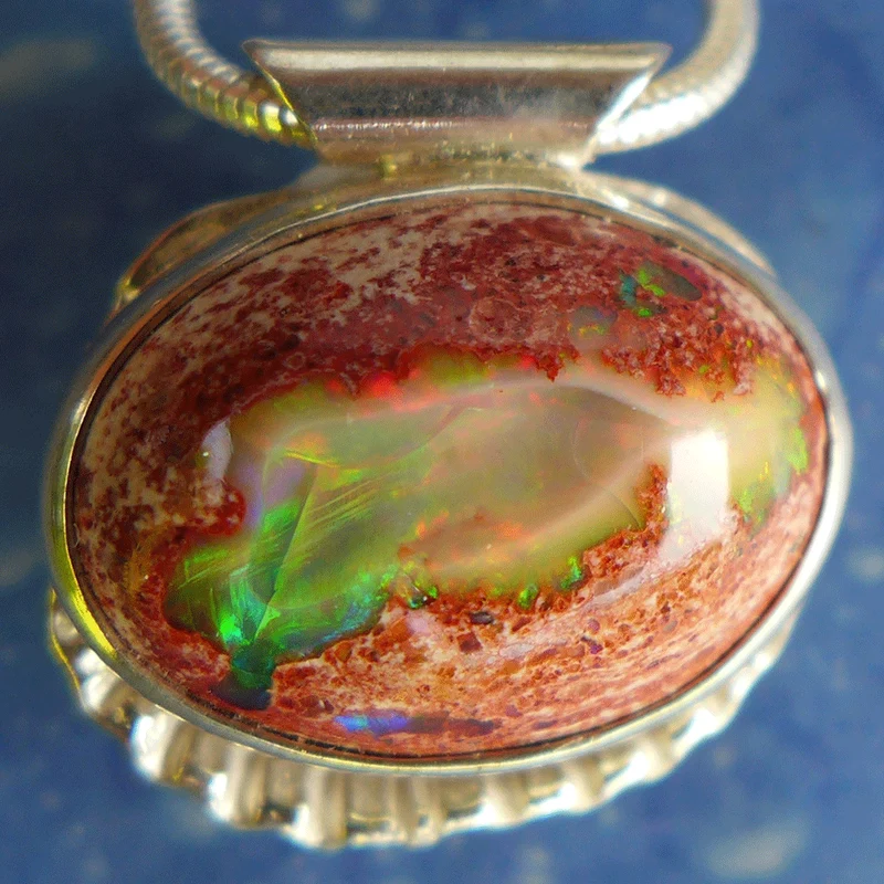 Feueropal Schmuck Muschel Arche A