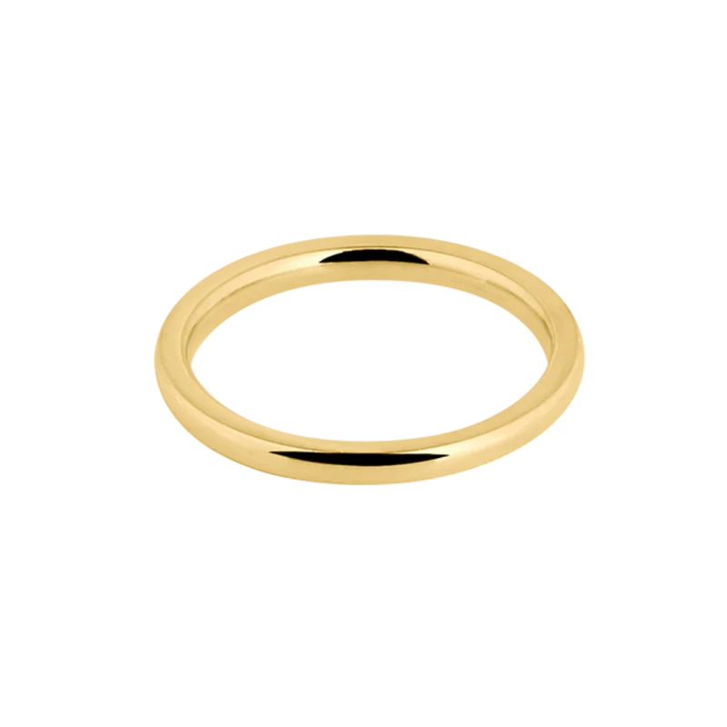 Simple Forever Ring 2.0 14K Vergoldet