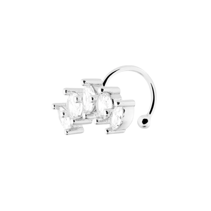 Lotus Earcuff 18K vergoldet
