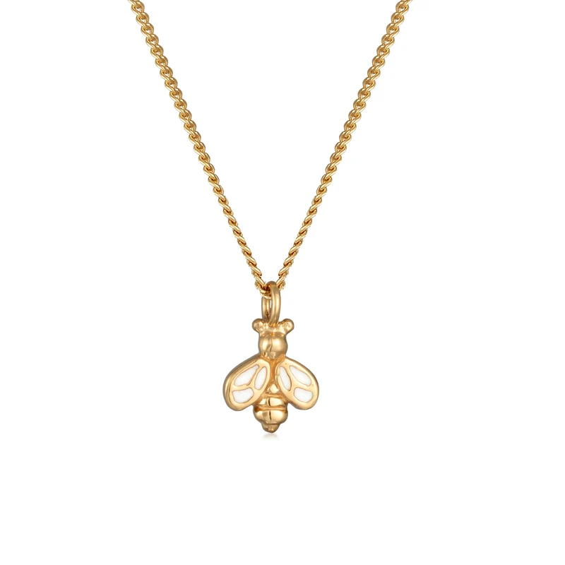 Halskette Biene | Emaille