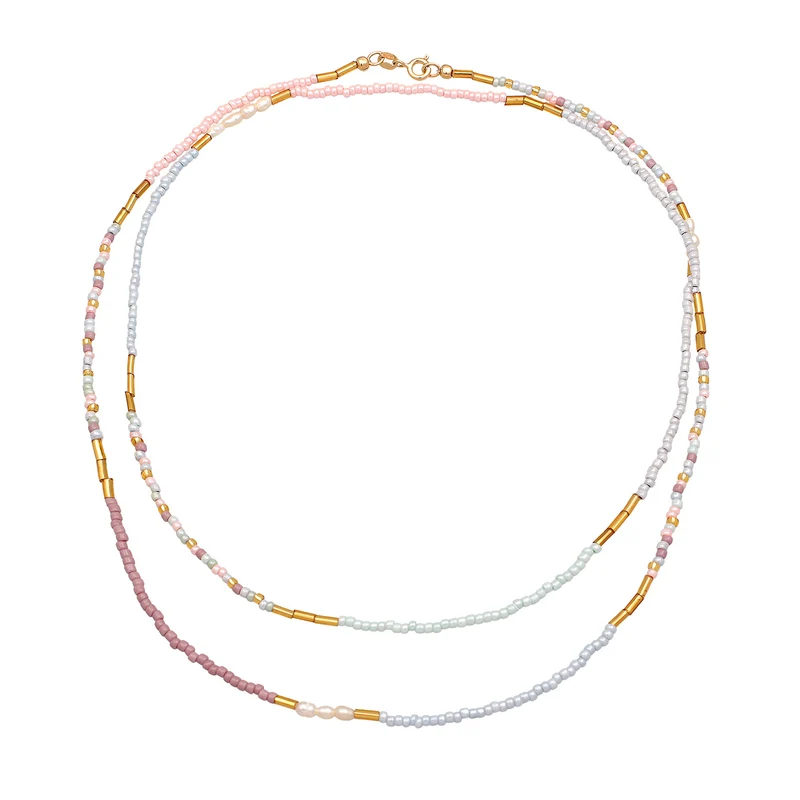Halskette Sommer Beads | Süßwasserzuchtperlen