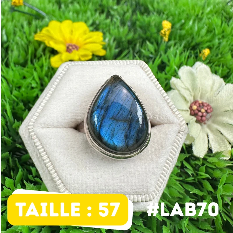 Bluefire Labradorit-Ring #LAB70
