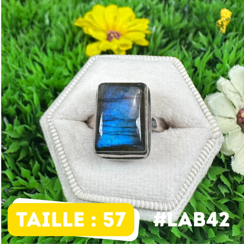 Bluefire Labradorit-Ring #LAB42