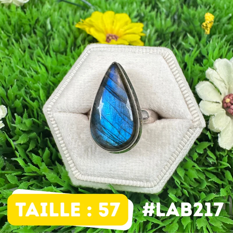 Bluefire Labradorit-Ring #LAB217