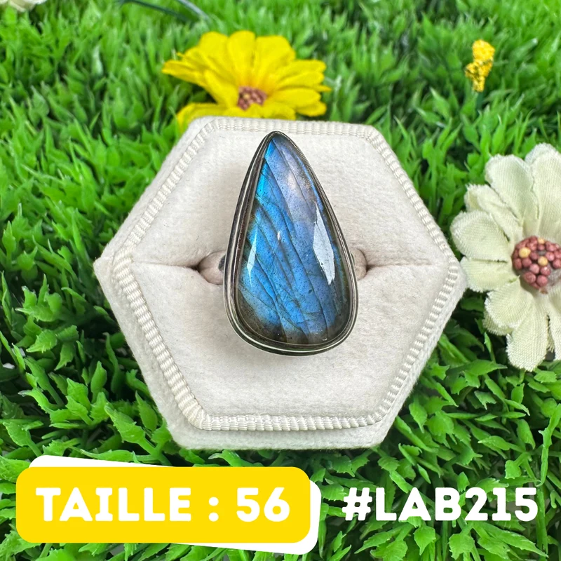 Bluefire Labradorit-Ring #LAB215