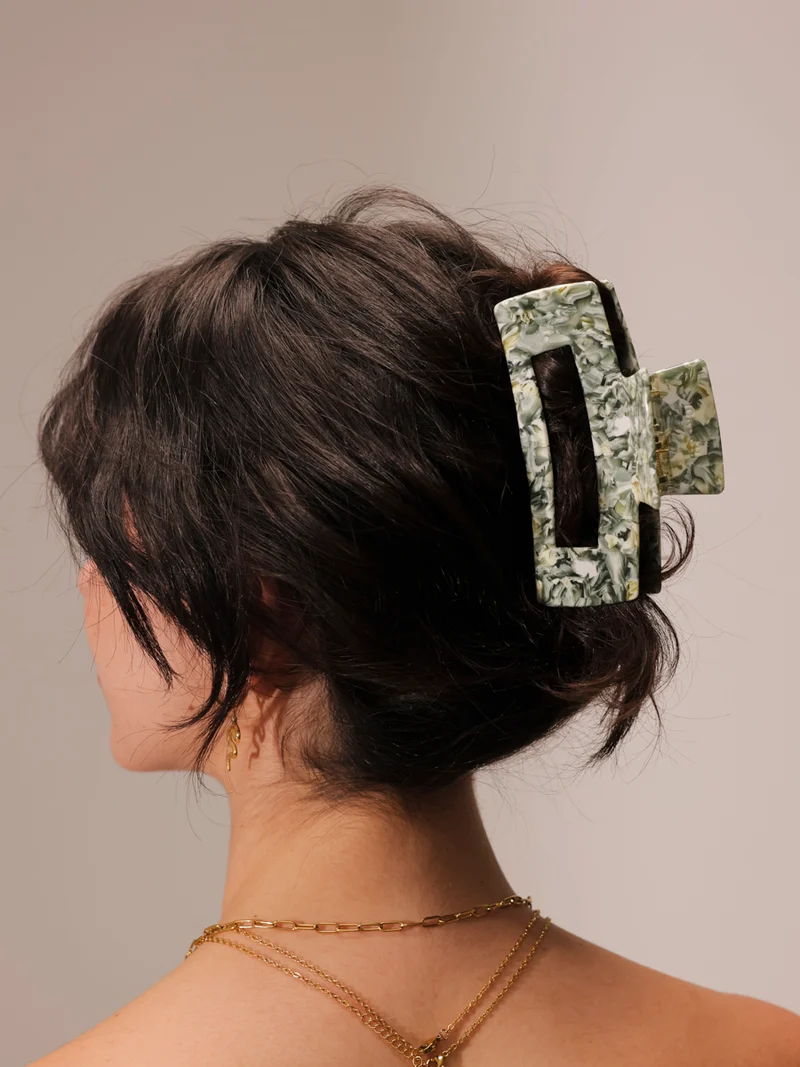 Elegant Ease Haarklammer Matcha Green