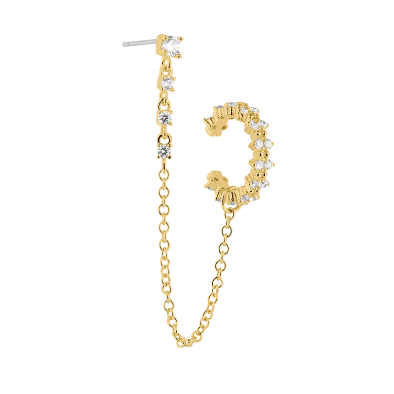 Naomi Pave Earstud Earcuff