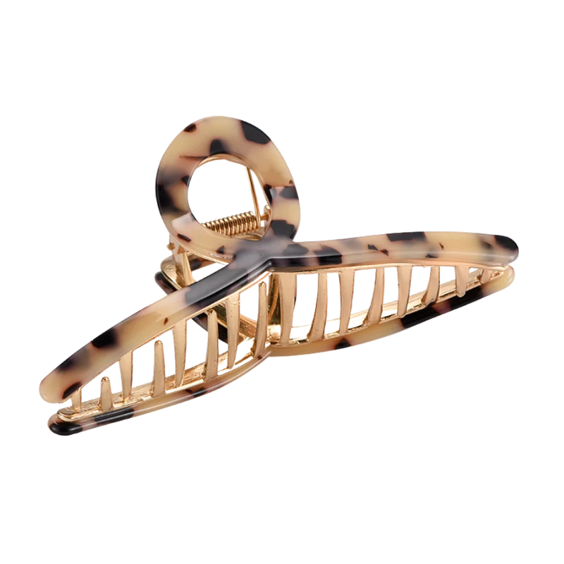 Leo Elegant Wave Acryl Haarspange