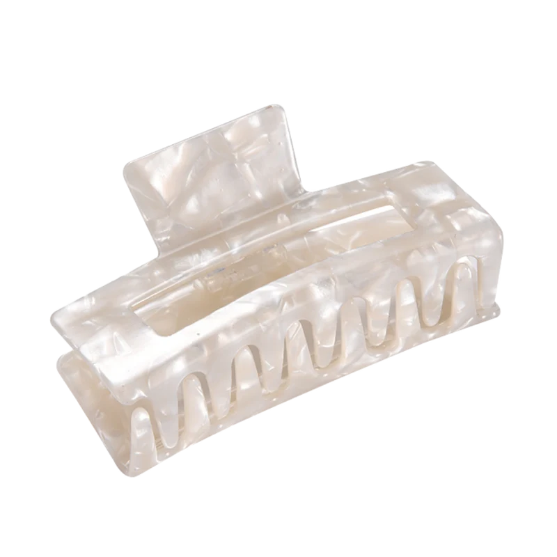 Smoky Cream Acryl Haarspange