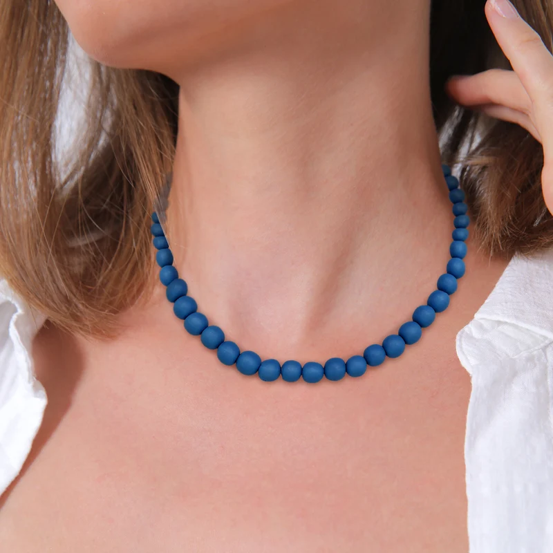 Armband Beads | Harzperlen (Blau)