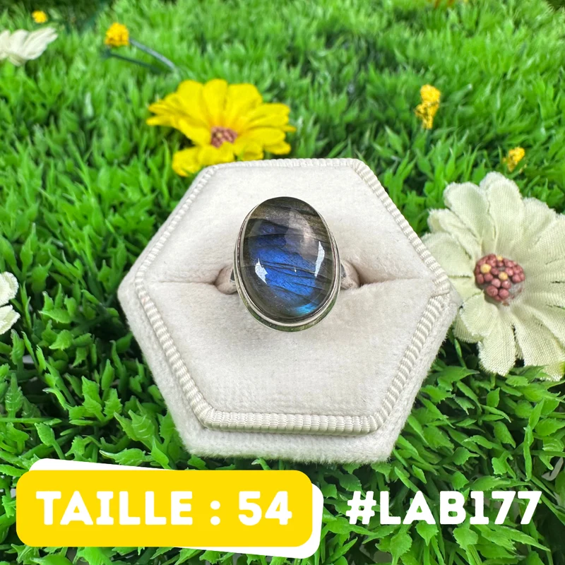 Bluefire Labradorit-Ring #LAB177