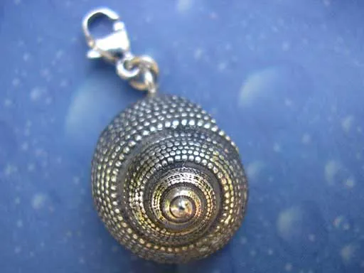Charms Schmuck Silber Erdbeerschnecke