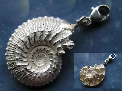 Charms Schmuck Silber Ammonit xs f