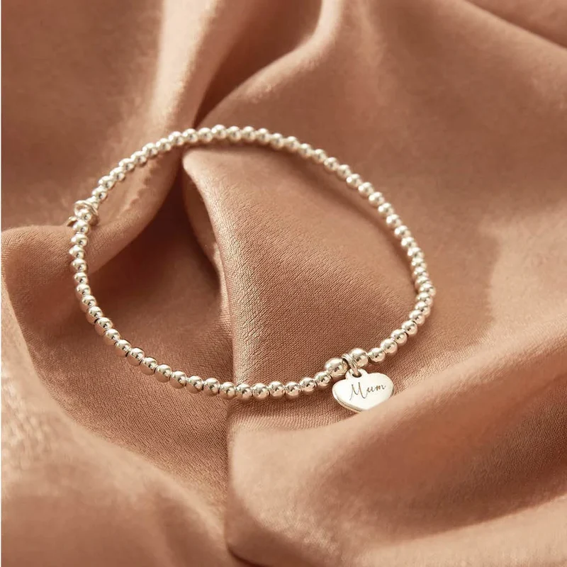Personalised Cute Charm Heart Bracelet