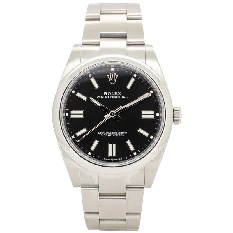 Rolex Oyster Perpetual 41mm Black Dial Full Set
