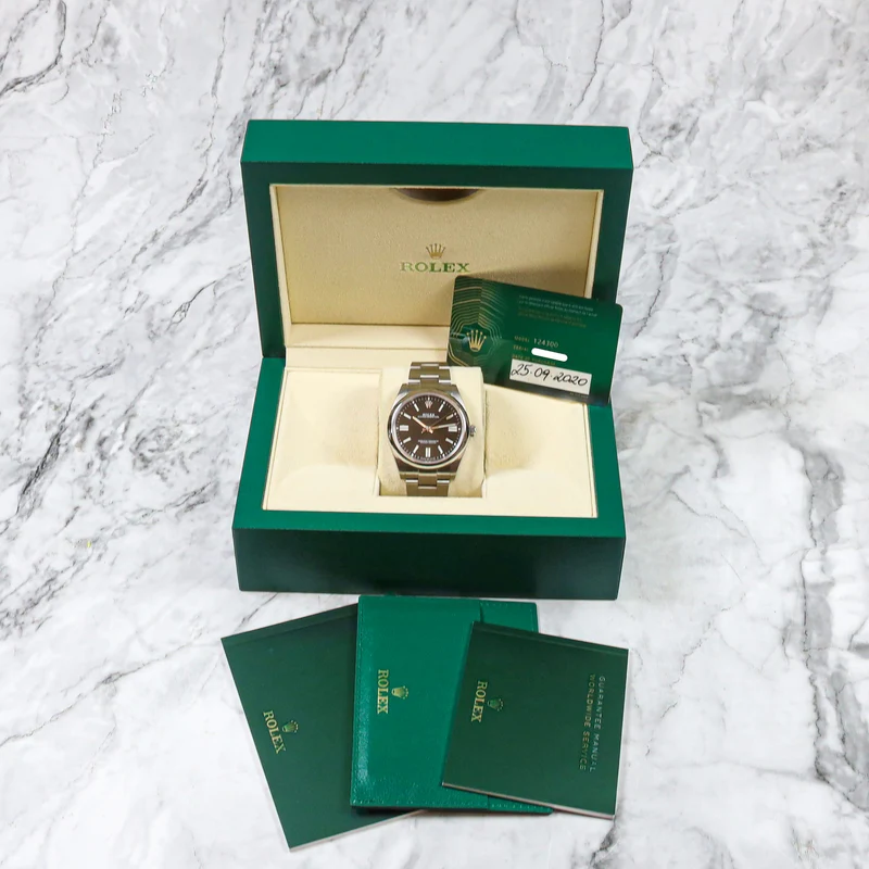Rolex Oyster Perpetual 41mm Black Dial Full Set