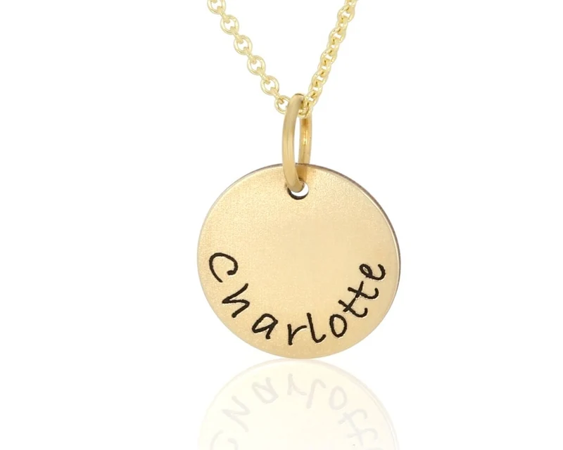 KETTE MIT GRAVUR 333er GOLD, NAMENSKETTE GOLD