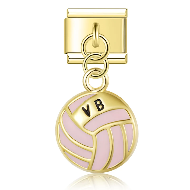 Volleyball Anhänger Rosa