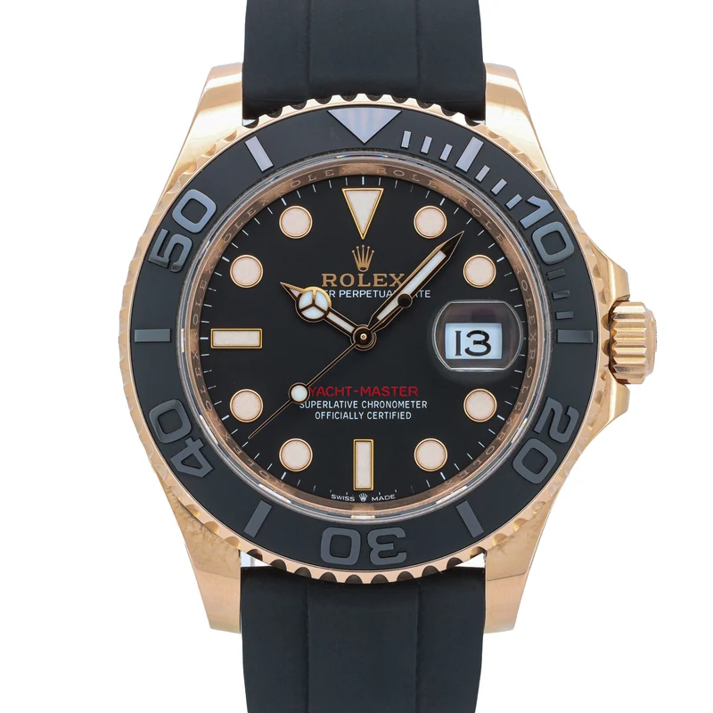 Rolex Yachtmaster 40 126655 18K Gold Everose Oysterflex 2023