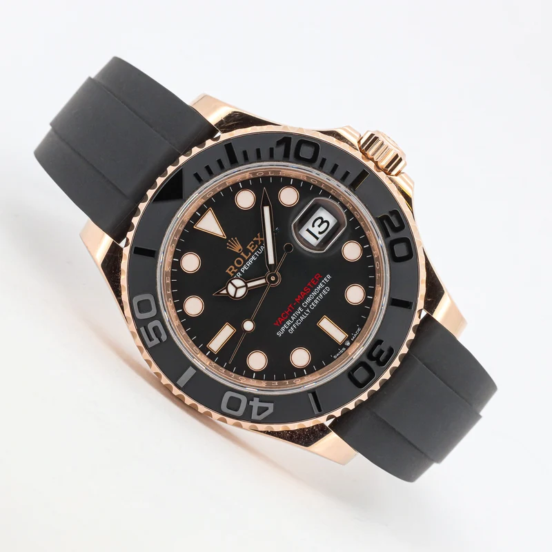 Rolex Yachtmaster 40 126655 18K Gold Everose Oysterflex 2023