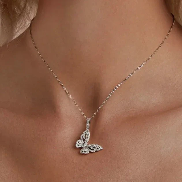 Beautiful Butterfly Charm | CZ