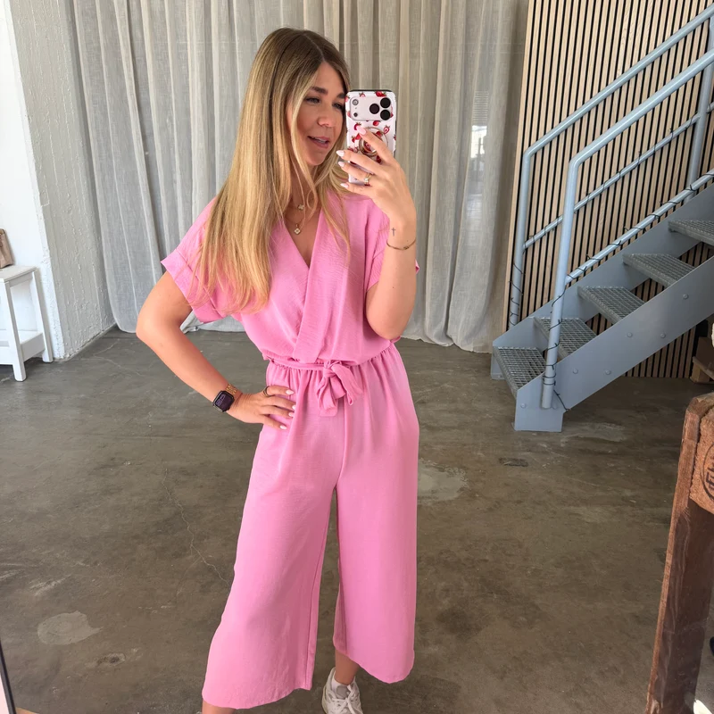 Classy Jumpsuit - Pink
