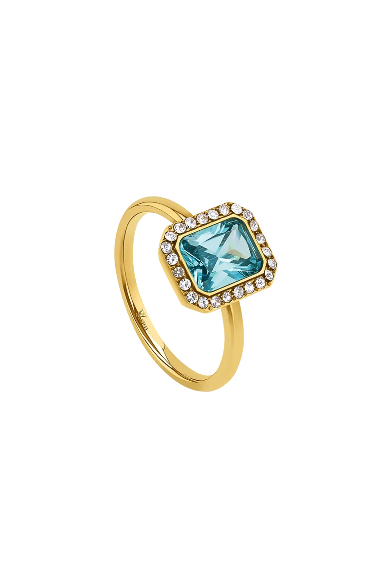 Pavé Emerald Ring