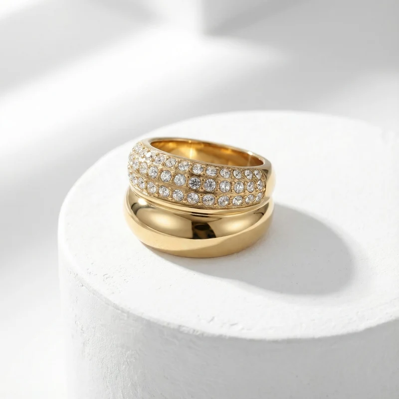 Sparkling Bold Ring