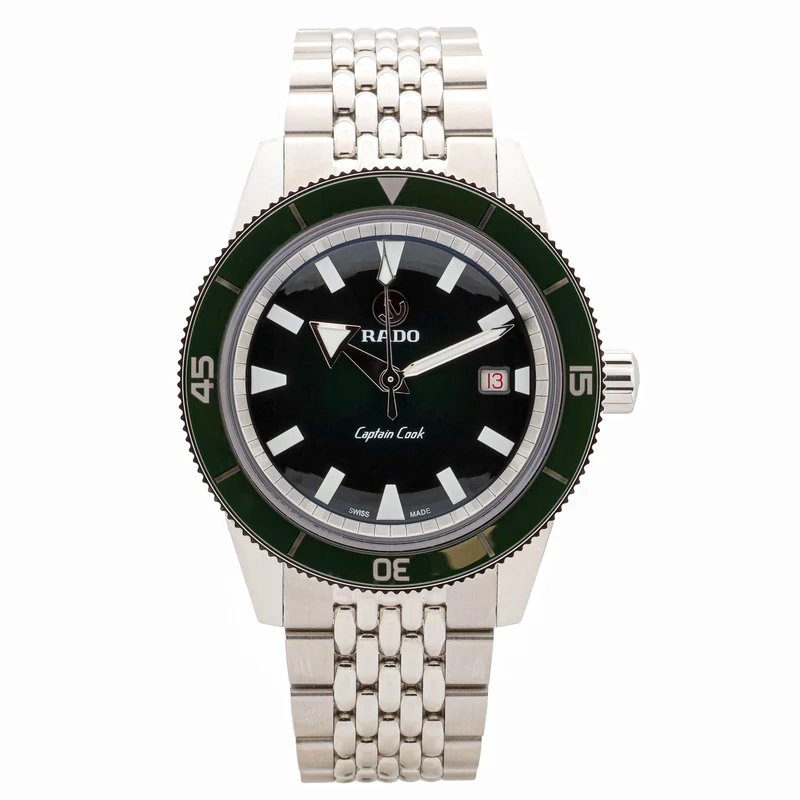Rado Hyper Chrome Captain Cook 42 R32505318 Green Dial 2026 NEW!
