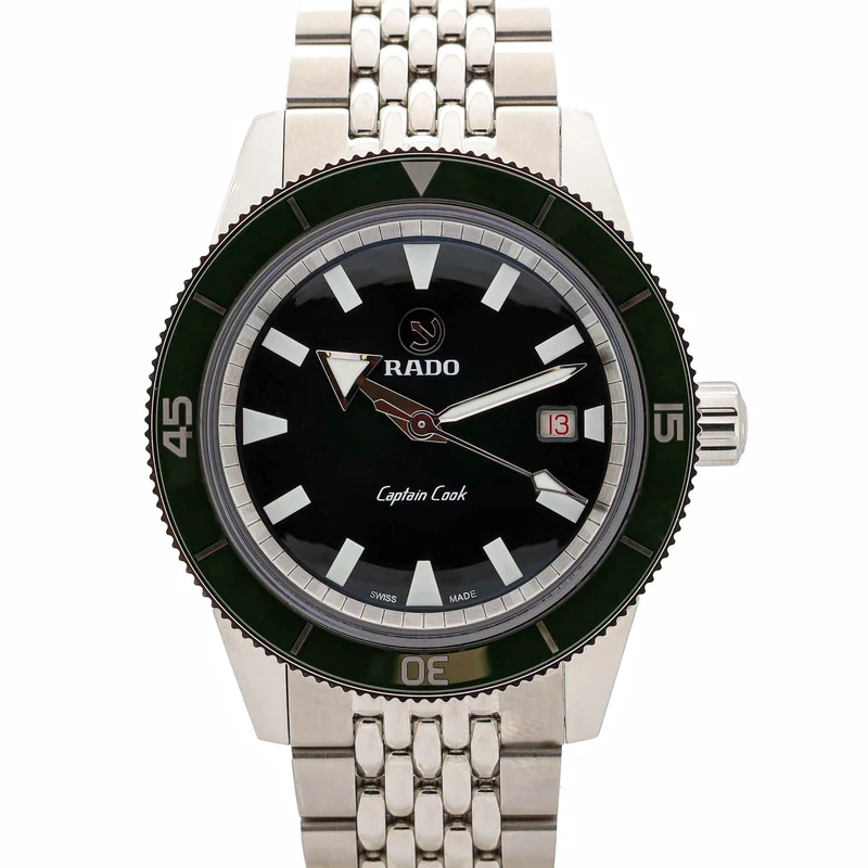 Rado Hyper Chrome Captain Cook 42 R32505318 Green Dial 2026 NEW!