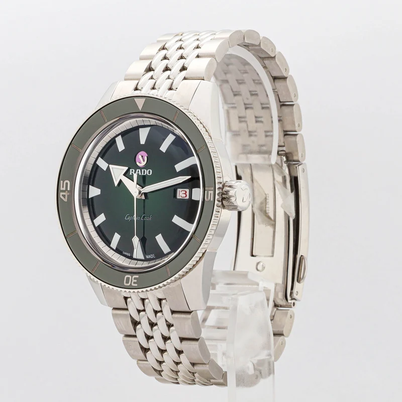 Rado Hyper Chrome Captain Cook 42 R32505318 Green Dial 2026 NEW!