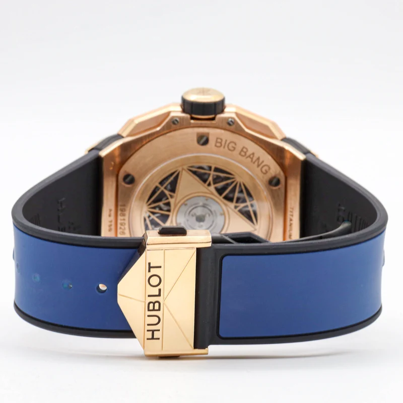 Hublot Big Bang Sang Bleu II King Gold Unico Blue Pave