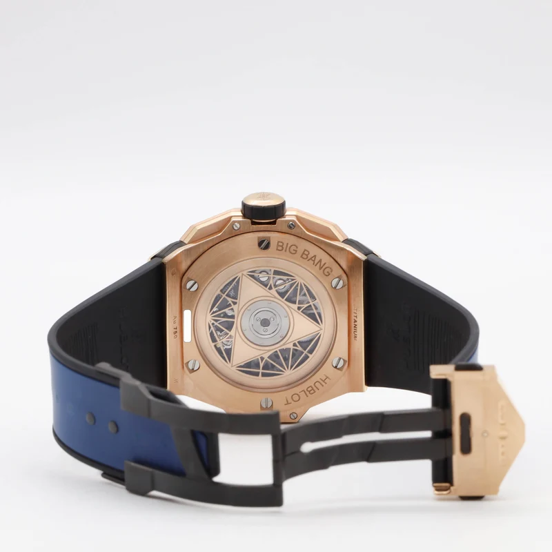 Hublot Big Bang Sang Bleu II King Gold Unico Blue Pave