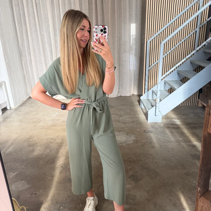 Classy Jumpsuit - Olive