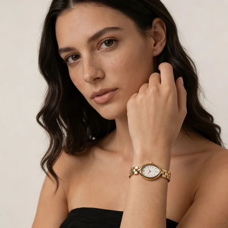 Delicate Oval Watch