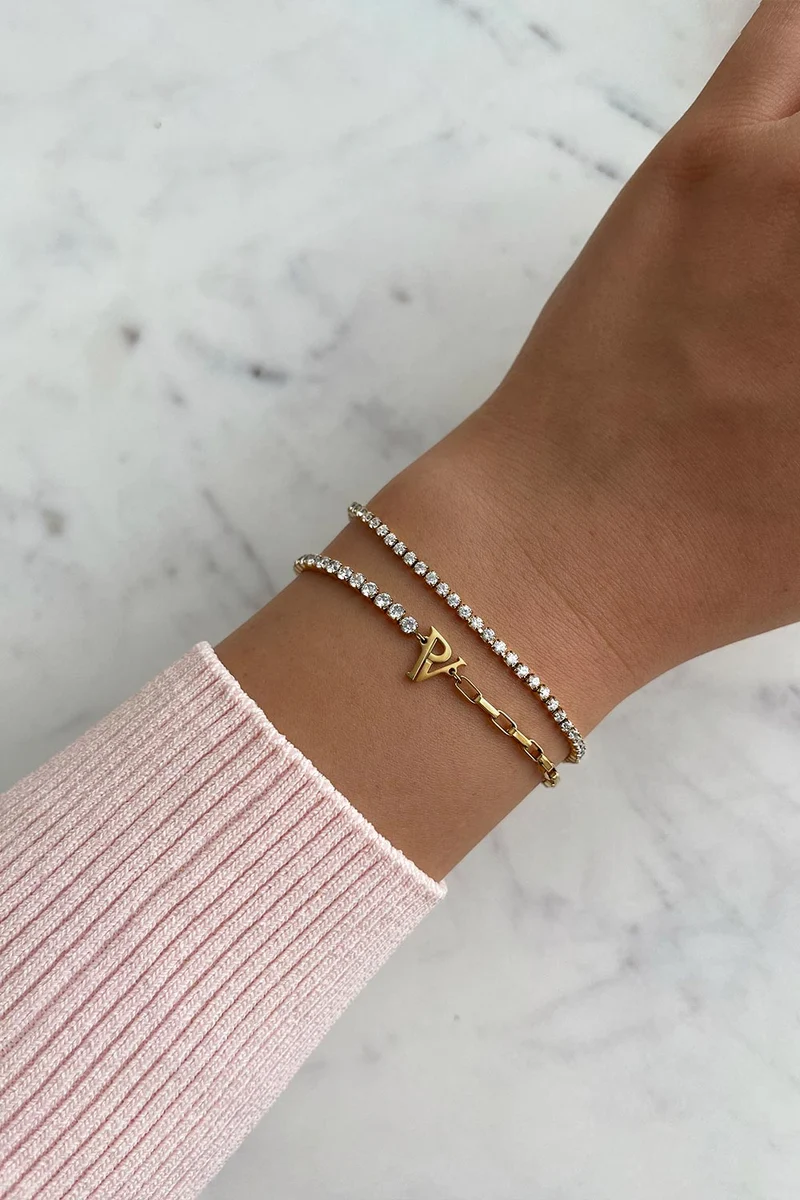 Sparkling Tennis Bracelet Slim