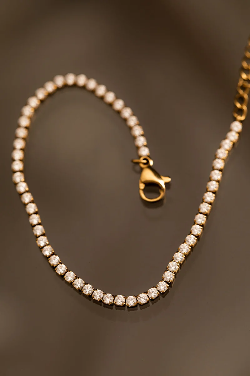 Sparkling Tennis Bracelet Slim