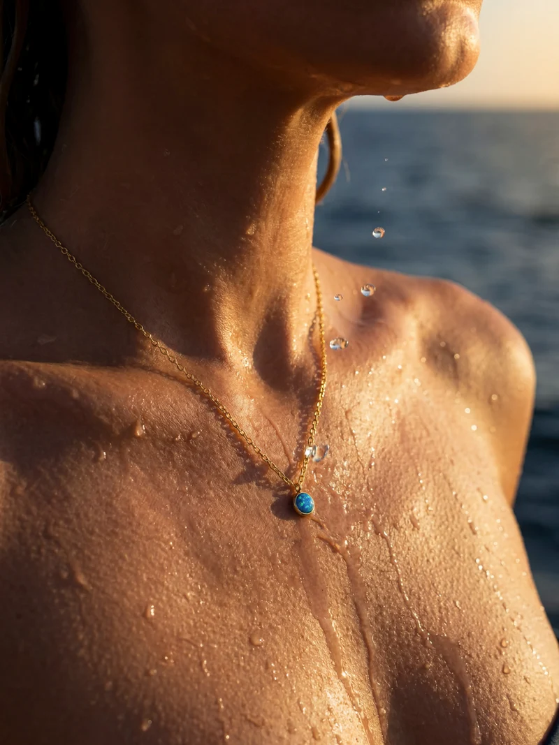 Glitter Stone Kette