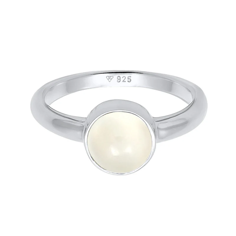 Ring | Mondstein ( Weiß )