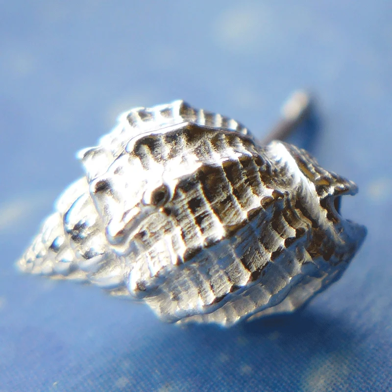 Silber Ohrstecker Korbschnecke