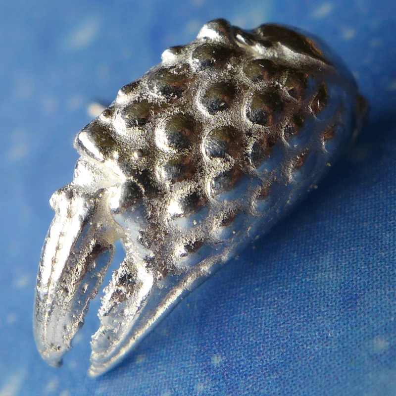 Silber Krebs Ohrstecker Schere