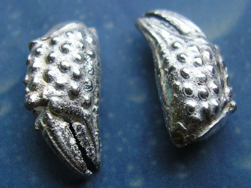 Silber Krebs Ohrstecker Schere