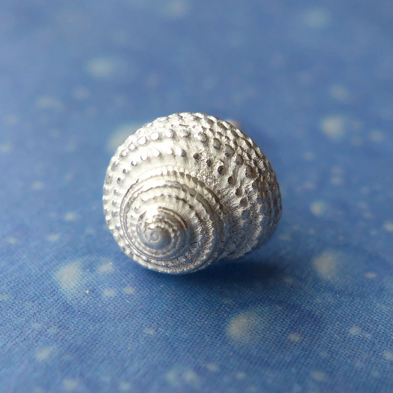 Silber Inselschmuck Ohrstecker Knopfschnecke geg.ho