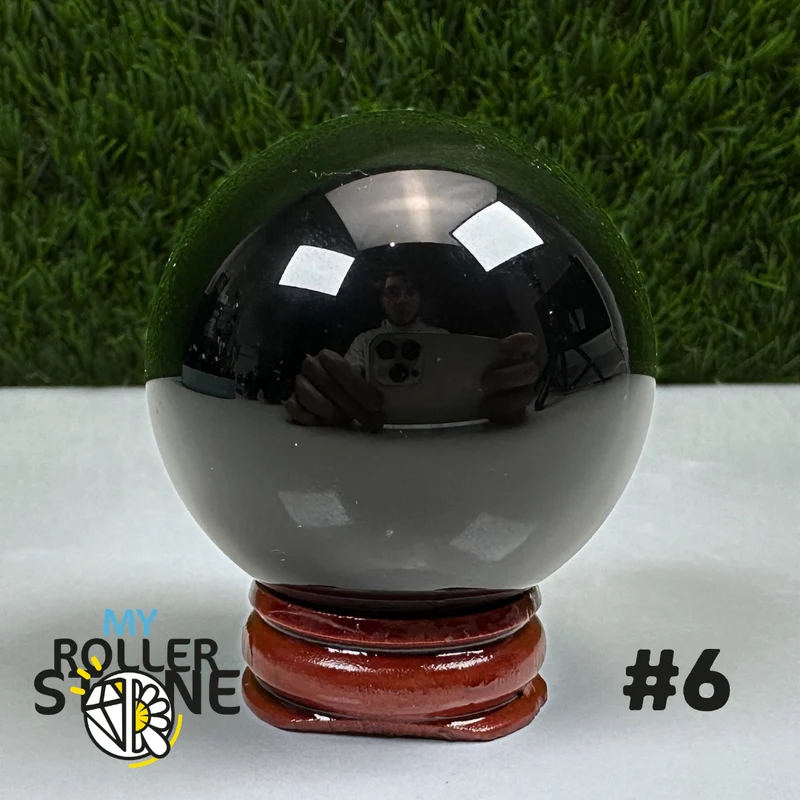 Obsidiankugel Himmelsauge (Regenbogen)