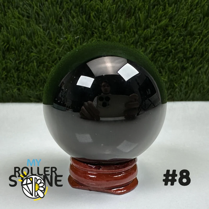 Obsidiankugel Himmelsauge (Regenbogen)