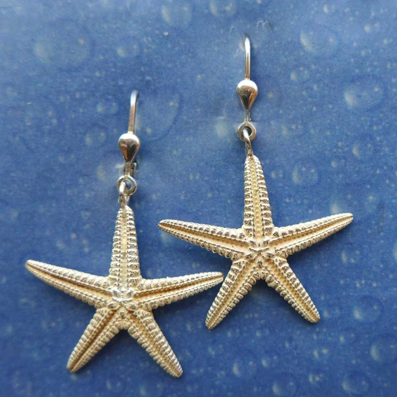 Seestern Silber Schmuck Ohrhänger m
