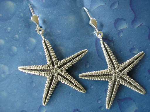 Seestern Silber Schmuck Ohrhänger m